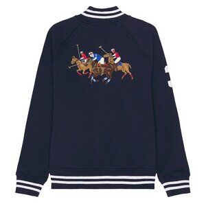 NWT - Polo Ralph Lauren - Triple-Pony Fleece Baseball Jacket - Size M